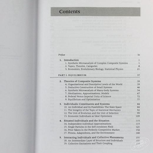 【中商原版】复杂系统理论基础 豆瓣高分 英文原版 Foundations of Complex System Theories Sunny Y Auyang 商品图7