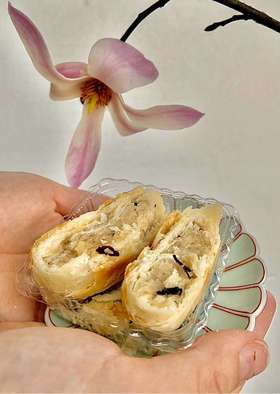 女神节新品！玉兰花做的小糕饼，很适合春天哦！