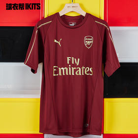 SFS正品 彪马正品特价 阿森纳球员版训练服 赛前热身T恤 男子球衣