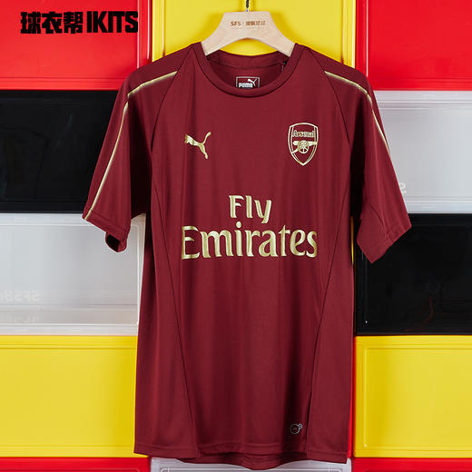 SFS正品 彪马正品特价 阿森纳球员版训练服 赛前热身T恤 男子球衣 商品图0
