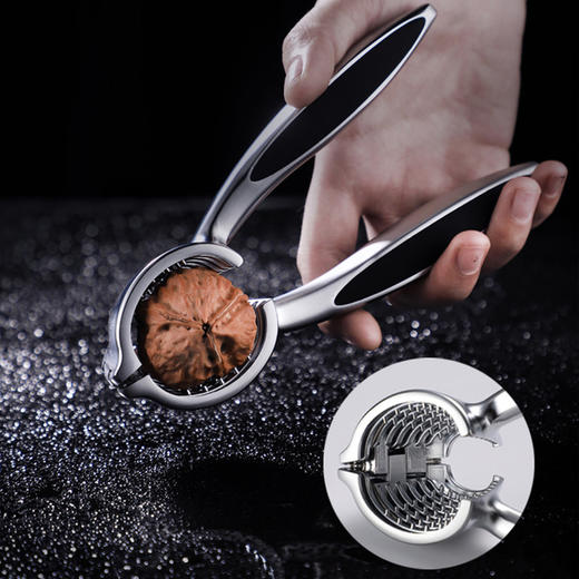 德国戴德 锌合金核桃夹去壳坚果夹夹山核桃工具核桃钳家用漏斗型 商品图4