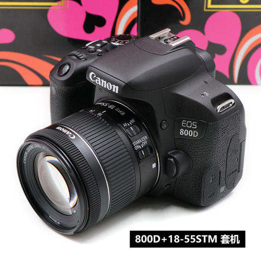 【数码】*Canon佳能EOS 800D（18-55mm）套机高清数码照相机入门级单反相机 商品图1
