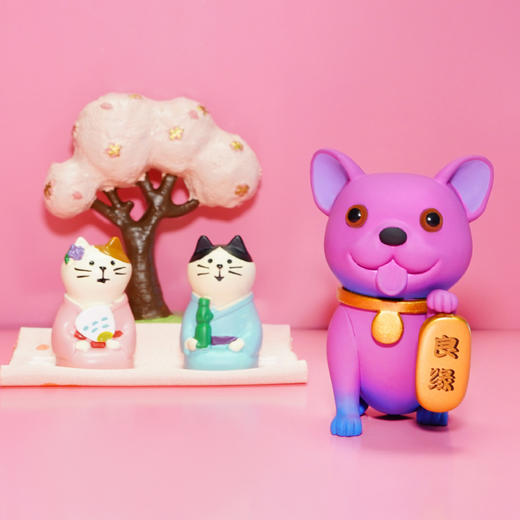 巧克力熊招财开运犬盲盒DG-1868玩具礼物潮流桌面摆件手办 商品图3