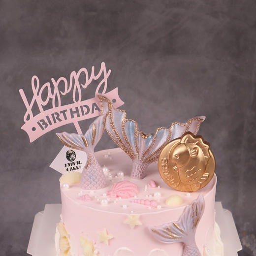 少女系双鱼座主题蛋糕 商品图4