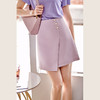 欧芮儿香芋紫半身裙2021春夏新款高腰显瘦时尚减龄百搭简约A字裙 商品缩略图0