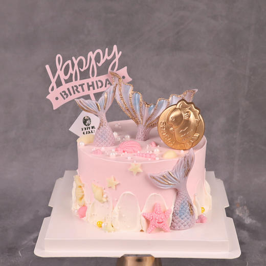 少女系双鱼座主题蛋糕 商品图0