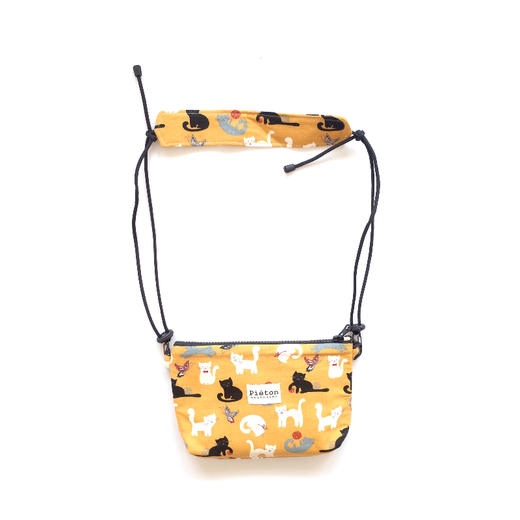 HUJI祤集pieton斜挎包插画小猫戏球 商品图0