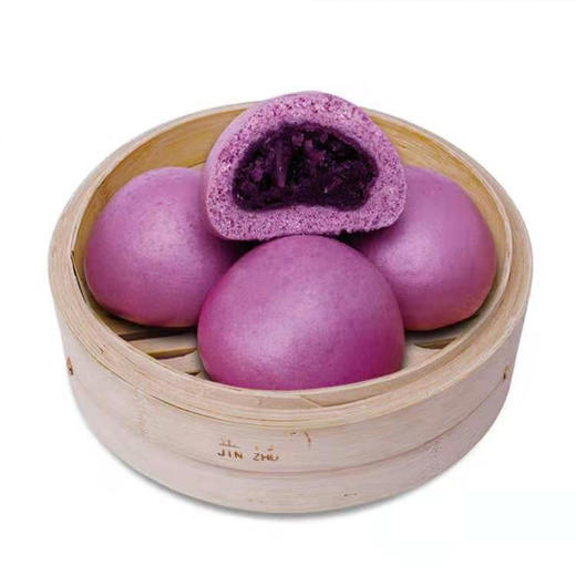 【百汇到家】在旗中式紫薯包750g/奶黄包750g/葱油花卷750g/奶香花卷750g 商品图0