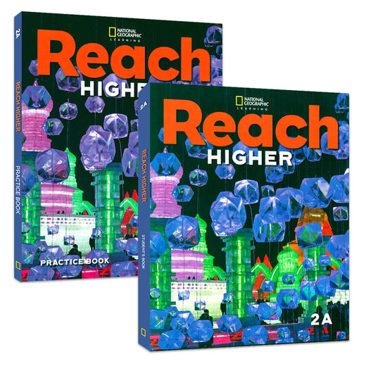 原版教材美国国家地理出版社 Reach Higher学生书+练习册 商品图1