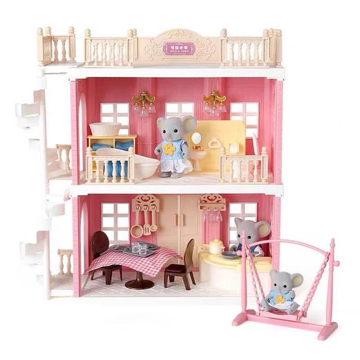 富达尔考拉小镇声光厨房做饭过家家娃娃屋说话唱歌 商品图0