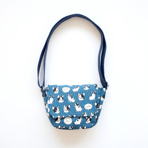 HUJI祤集Flap斜挎包插画小小法斗 商品图0