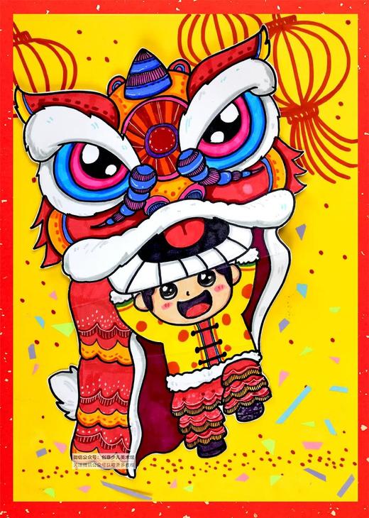 《热闹非凡的元宵节舞狮》传统/醒狮【自动发货：下单后，点击手机短信中收到的链接，即可获取文件下载的链接；如有任何问题，可添加客服微信hm33268获得帮助】 商品图1