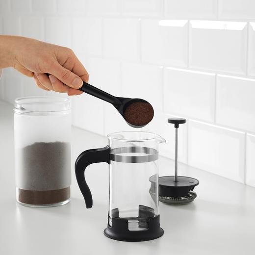 IKEA 宜家 UPPHETTA 乌普塔 咖啡壶/茶壶 玻璃 不锈钢 0.4 公升 商品图1