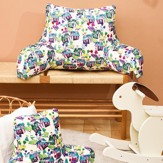 卡通多功能抱抱枕榻榻米腰靠床上护腰枕可爱儿童靠枕 商品图2