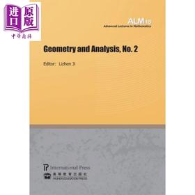 【中商原版】季理真 几何与分析 第2号 英文原版 Geometry and Analysis No 2 Lizhen Ji