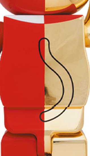 收藏系列 Be@rbrick 1000%系列 千万两 金红 商品图1