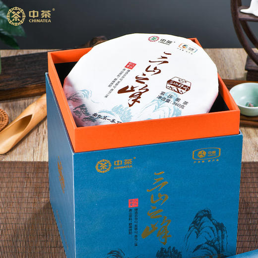 黑茶 中茶 2021年 山之峰圆饼手提收藏版 360g*7 商品图2