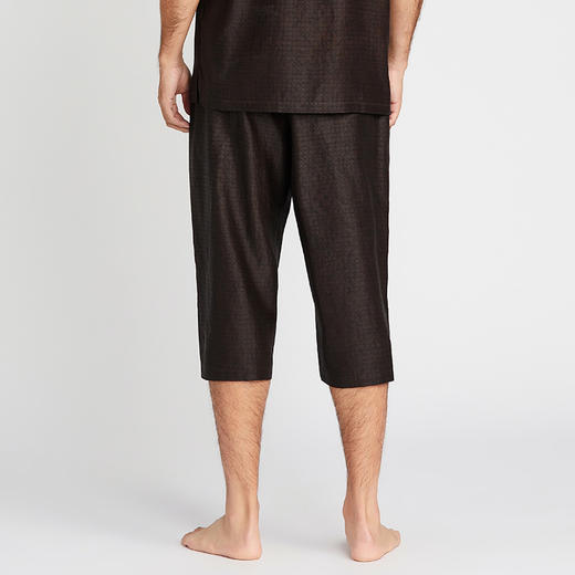 TANGY Collection/天意精品2021年春夏新品素绉缎莨七分休闲裤男 商品图3