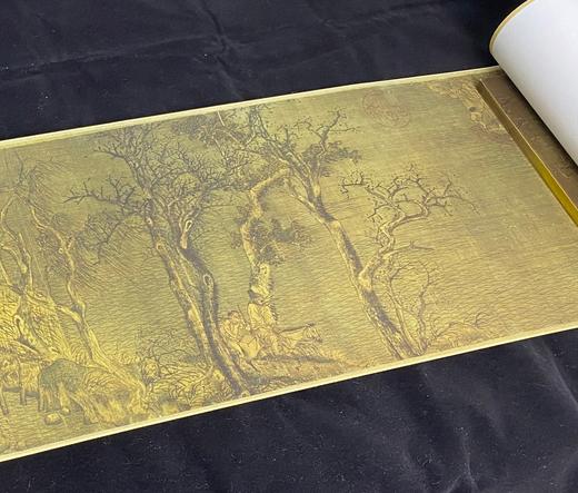 【定制书画】（五代）赵干《江行初雪图》绢本 手卷 馆藏书画高仿复制艺术品（付款后28天内发货） 商品图5