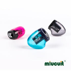 日本KUTSUWA双刀片快速卷笔刀双刃削笔器锋利转笔刀2枚刀片