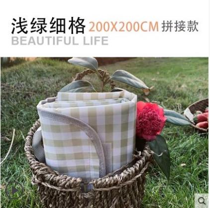 野餐垫春郊游防潮沙滩垫野餐布户外便携防水草野炊地垫加厚ins风-CG 商品图2
