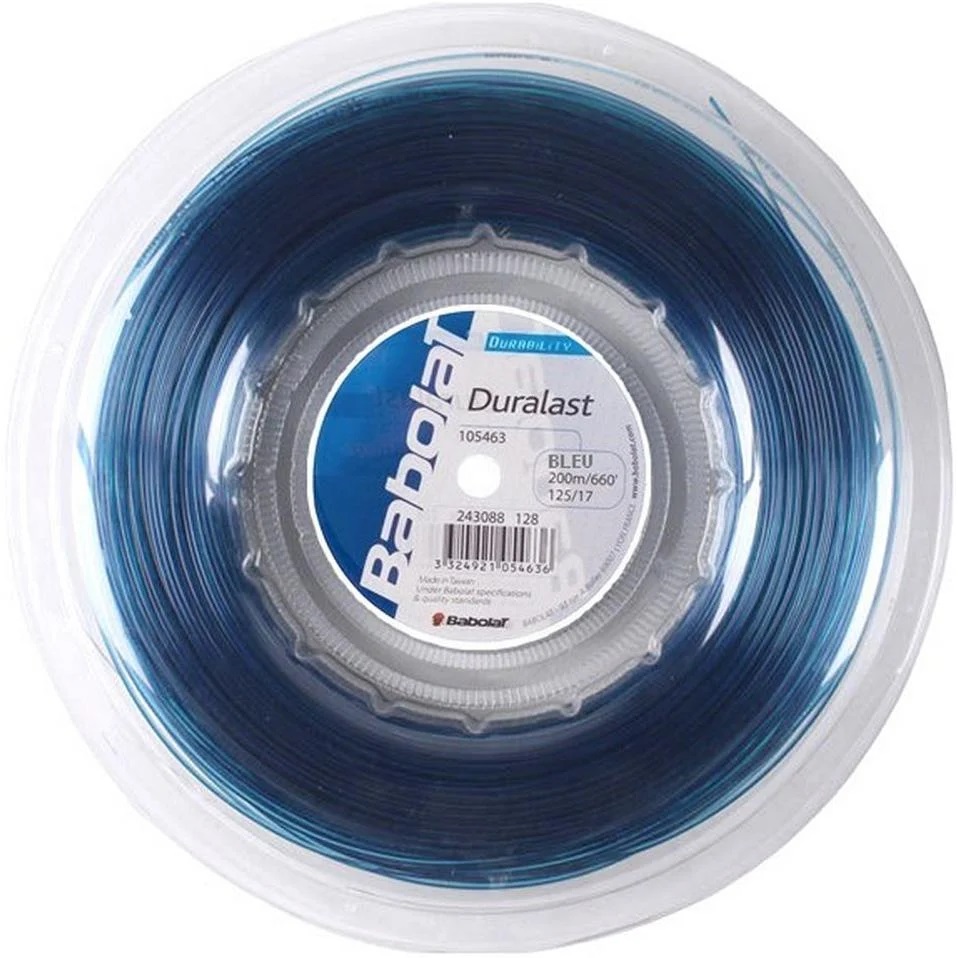 纳达尔出道用线 Babolat Duralast 200m Blue 网球线（大盘线） 超高性价比