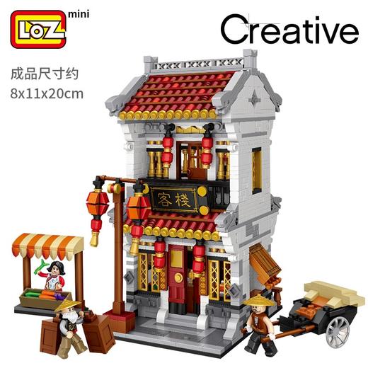 T LOZ积木   1025   客栈 商品图3