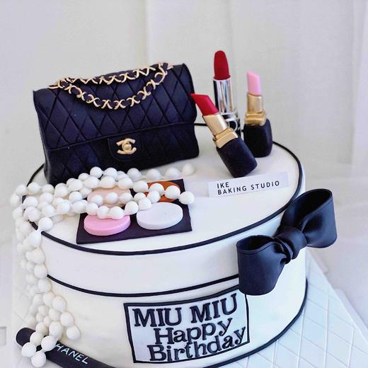 女神必备 香奈儿 | 半翻糖奶油蛋糕 商品图1