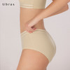 Ubras丝滑无痕条纹织带三角裤舒适透气抗菌透气内裤女 商品缩略图2