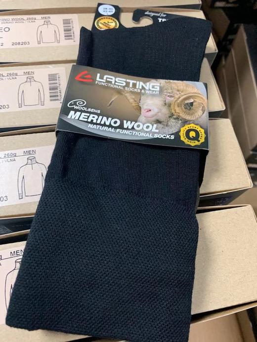 捷克Lasting黑色厚款16微米超细美利奴羊毛 商品图1