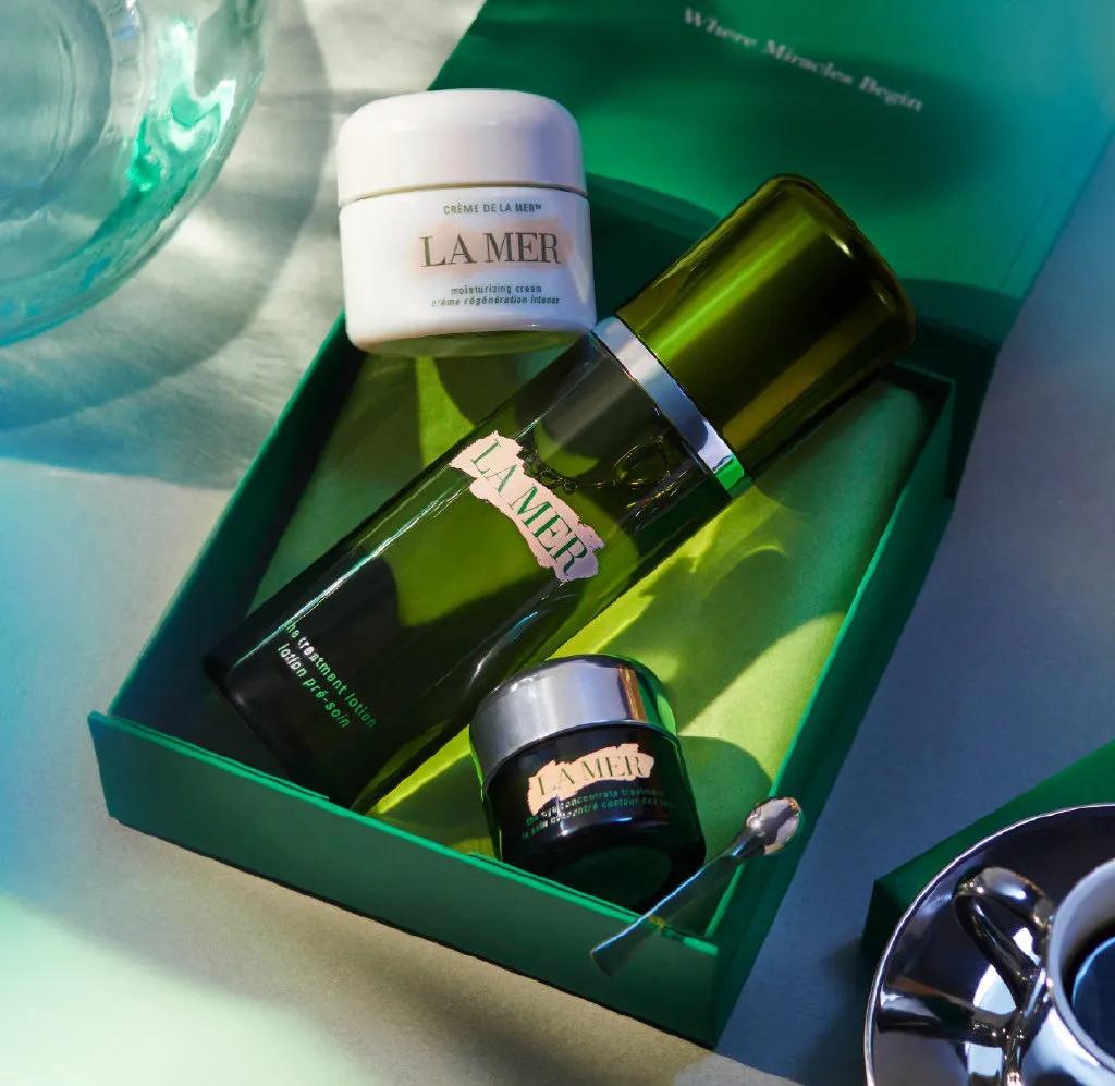 【品牌授权】LA MER/海蓝之谜经典精华面霜+眼霜+精粹水小样 超值三件套