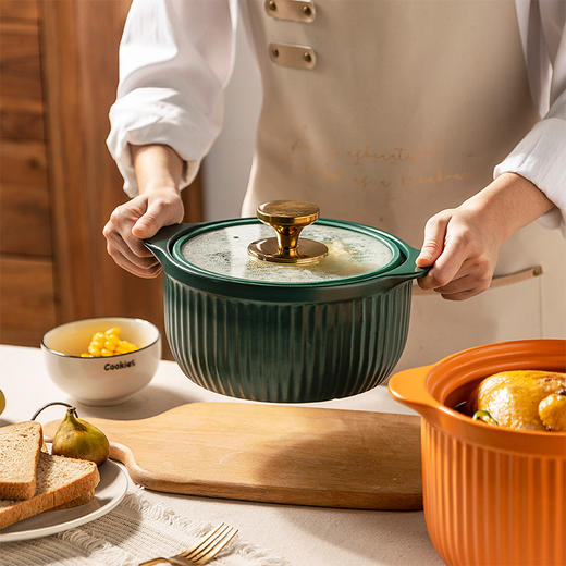 摩登主妇北欧砂锅煲汤家用简约燃气灶专用沙锅炖粥养生陶瓷炖锅 商品图0