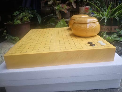 围棋俱乐部围棋套装乌龙新榧独木棋盘，新榧独木棋罐老云子 商品图5