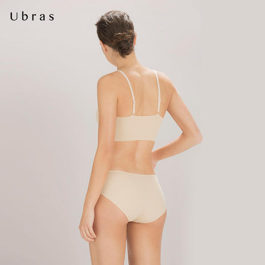 Ubras丝滑轻薄透无痕低腰三角裤内裤 女透气亲肤纯棉底裆女士内裤 商品图3