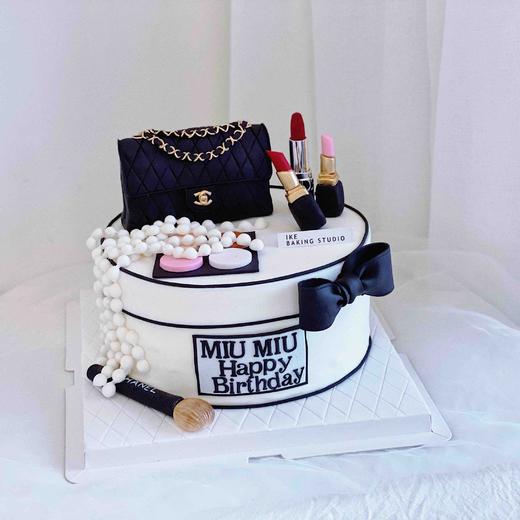 女神必备 香奈儿 | 半翻糖奶油蛋糕 商品图0