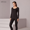 Ubras欧阳娜娜同款蚕蛹蛋白无痕保暖发热德绒套装女 商品缩略图2