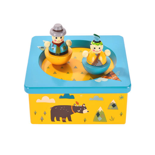 弥鹿旋转音乐盒八音盒摆件新年生日礼物 商品图3