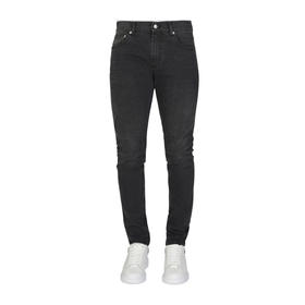 Alexander McQueen 亚历山大麦昆 男士牛仔裤 深灰 624200 QPY77 1001