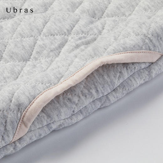 Ubras新夹棉撞色长款家居服春季保暖长袖休闲可外穿睡袍睡衣女 商品图4