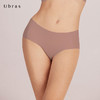 Ubras无尺码高弹抗菌中腰三角裤性感提臀纯棉底裆内裤女无痕透气 商品缩略图4