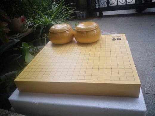 围棋俱乐部围棋套装乌龙新榧独木棋盘，新榧独木棋罐老云子 商品图7
