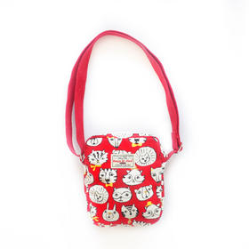 HUJI祤集Toast斜挎包插画大脸肖像