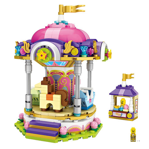 T LOZ积木   1720    旋转木马 商品图4