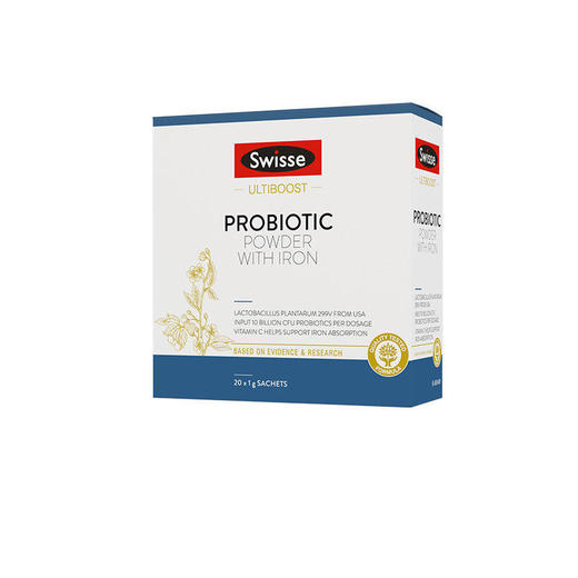【BSC】澳洲Swisse斯维诗成人铁益生菌固体饮料孕妇调理肠胃补铁好吸收 商品图3