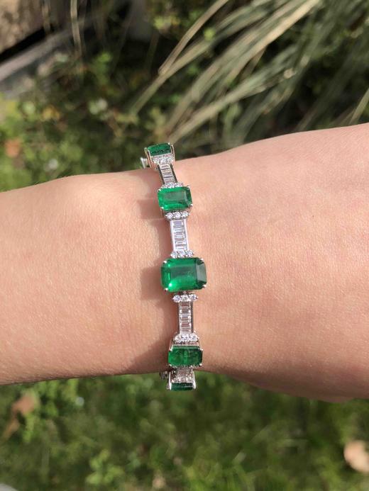 「节奏」祖母绿手链 商品图4