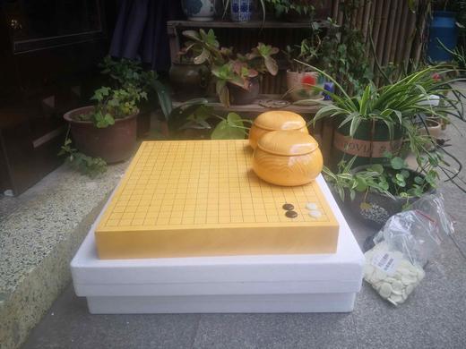 围棋俱乐部围棋套装乌龙新榧独木棋盘，新榧独木棋罐老云子 商品图8