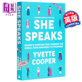 预售 【中商原版】She Speaks: Women's Speeches That Changed the World, from Pankhurst to Greta 英文原版 她说  Yvett