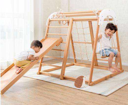 儿童攀爬架滑梯秋千攀岩游戏梯室内家庭乐园组合 商品图0