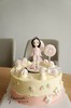 「翻糖定制」奶油蛋糕+翻糖人物 草莓女孩 商品缩略图0