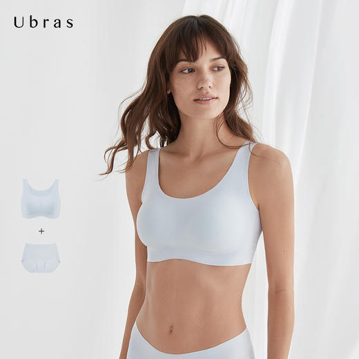 Ubras欧阳娜娜同款无尺码文胸+底裤优惠套装 商品图2